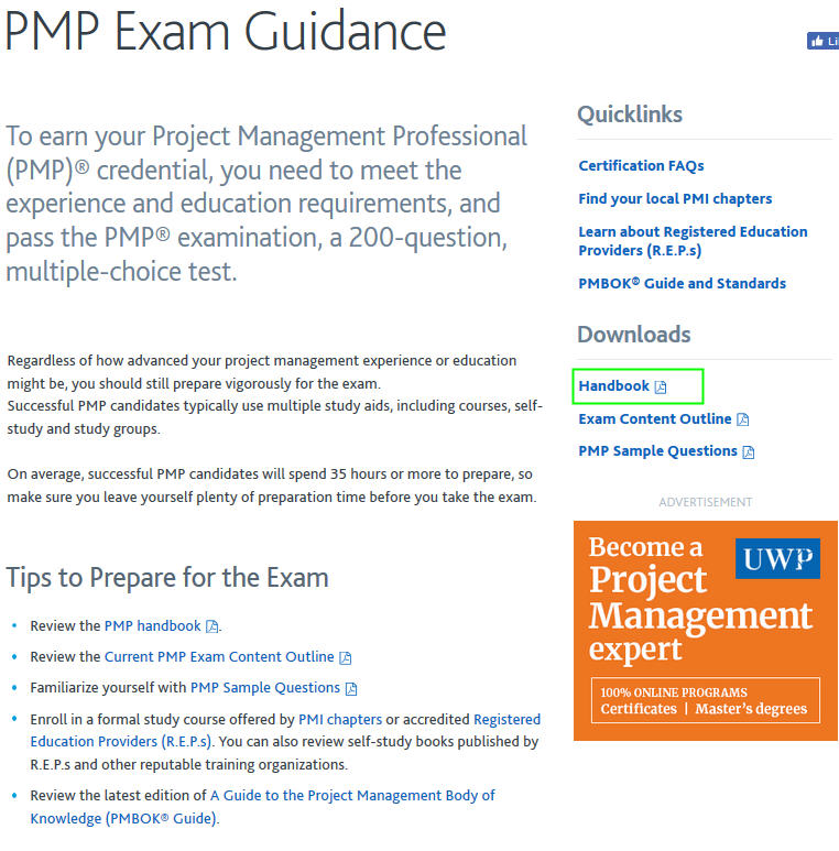 PMP Handbook